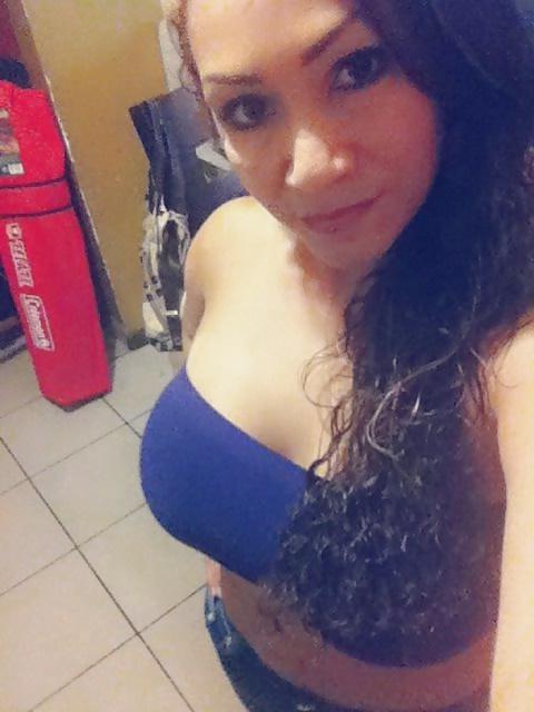 25P Fat Mexican breasts bitch big boobs whore selfie cam shot