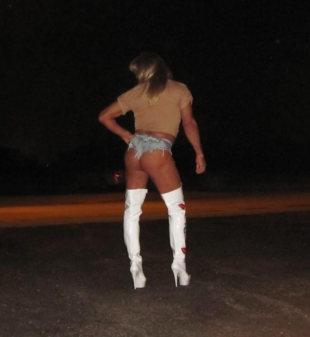 5P Raquel St.Clair Daisy Dukes Thigh Boots Slut 