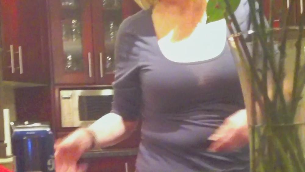 10P Mother In Law GILF. 60 yrs old candid big boobs