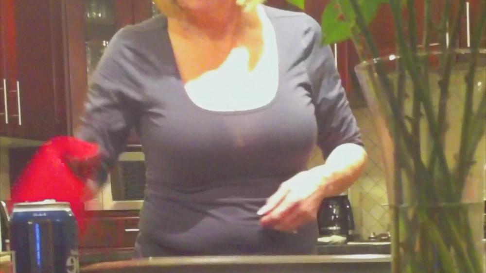 10P Mother In Law GILF. 60 yrs old candid big boobs