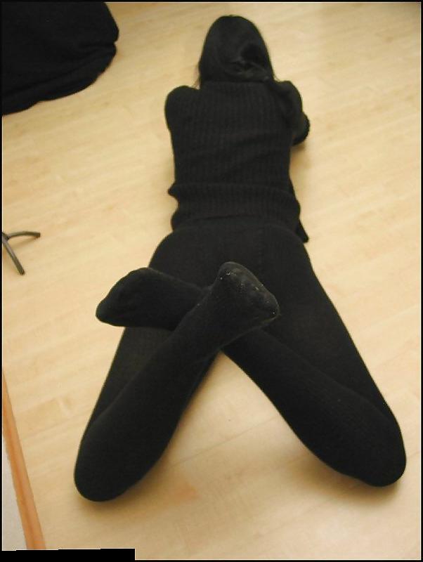 25P Wollstrumpfhosen, Pullover, Bondage