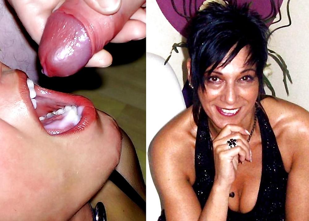 12P Sexy dressed undressed milf before after and bdsm