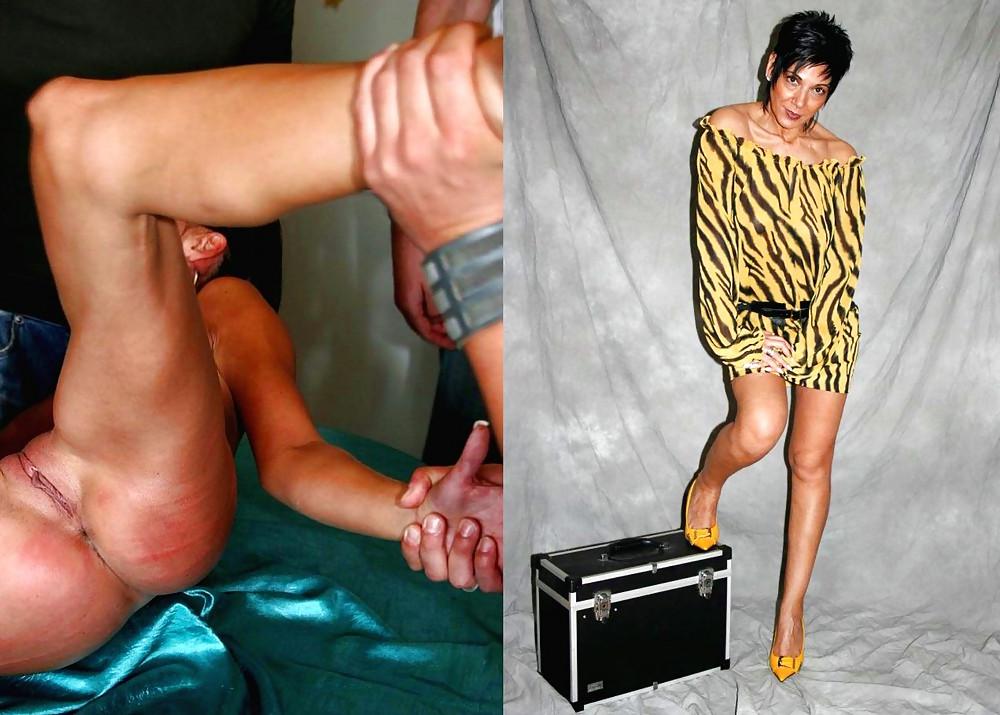 12P Sexy dressed undressed milf before after and bdsm