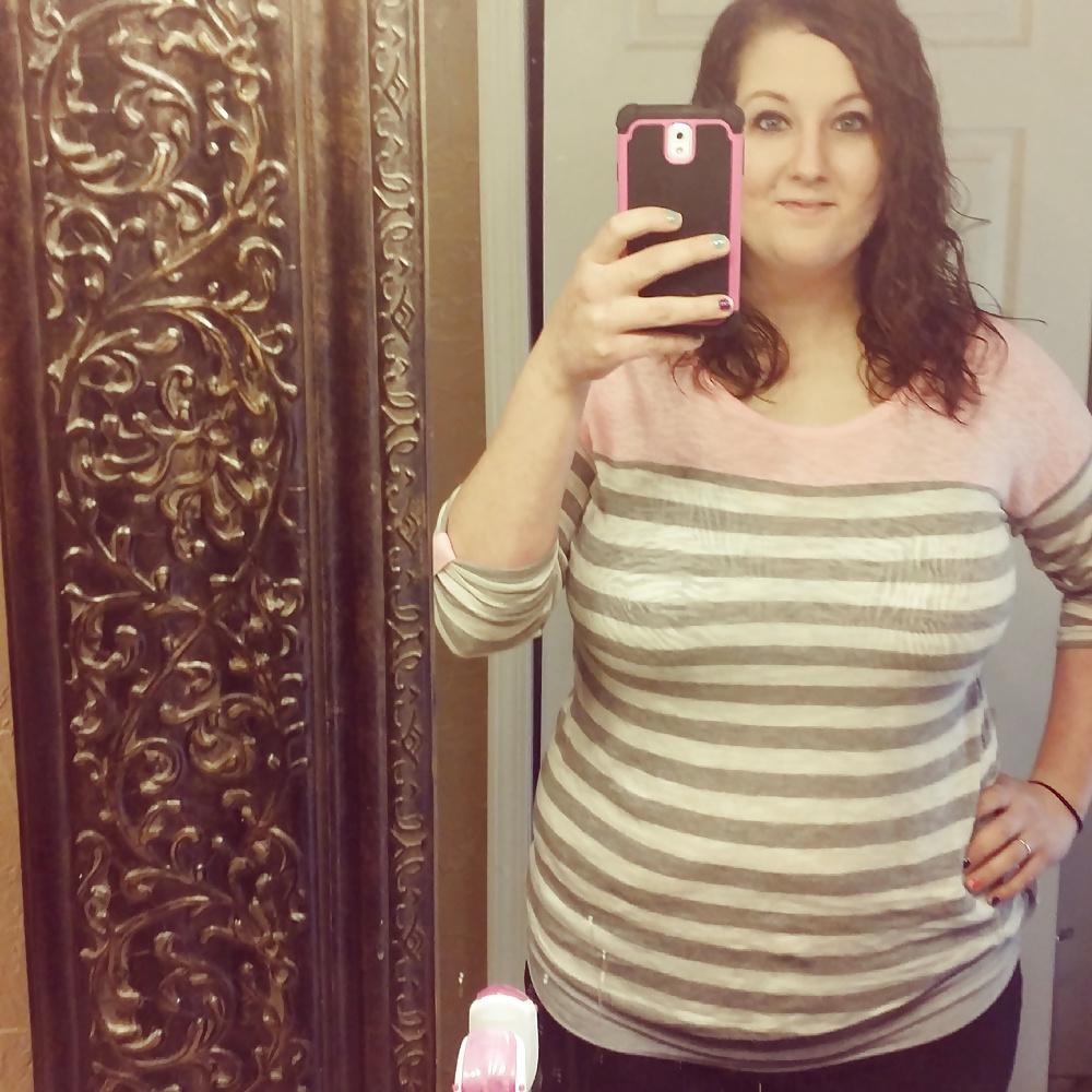 15P Her husband doesn't know she likes showing off her tits