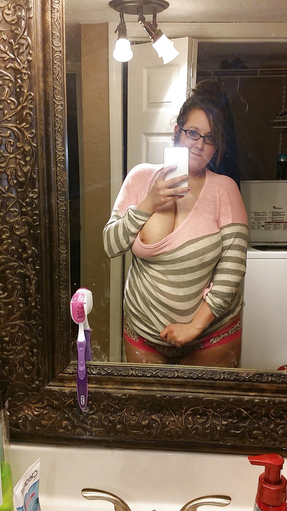 15P Her husband doesn't know she likes showing off her tits