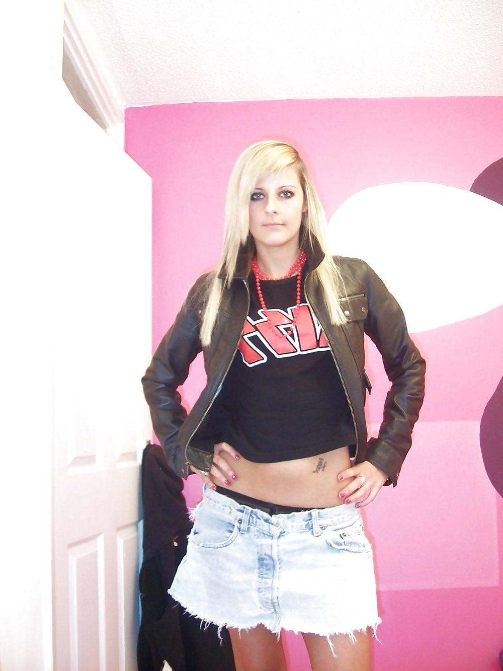 12P Sexy blonde, small tits