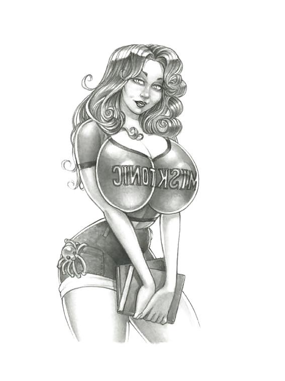 25P Massive Tits Artwork - the B&Ws #2