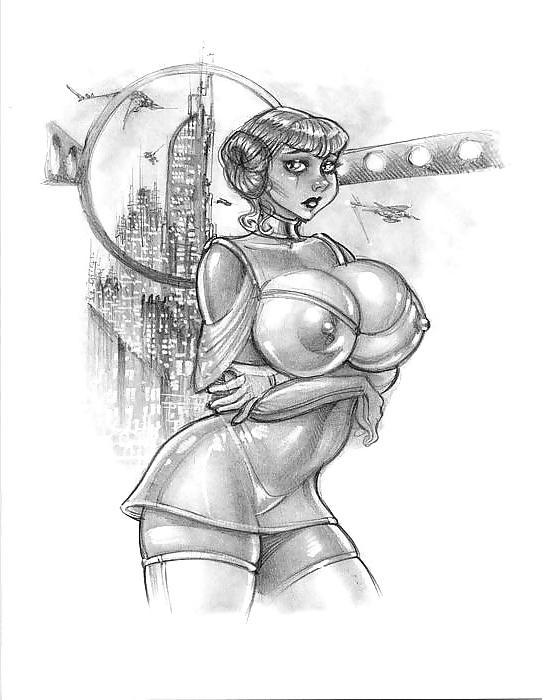 25P Massive Tits Artwork - the B&Ws #2