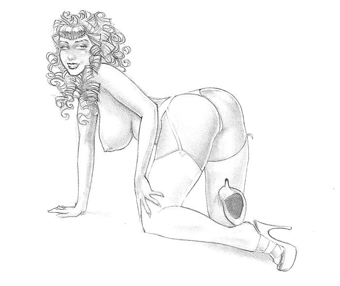 25P Massive Tits Artwork - the B&Ws #2