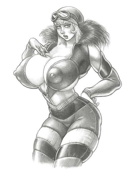 25P Massive Tits Artwork - the B&Ws #2