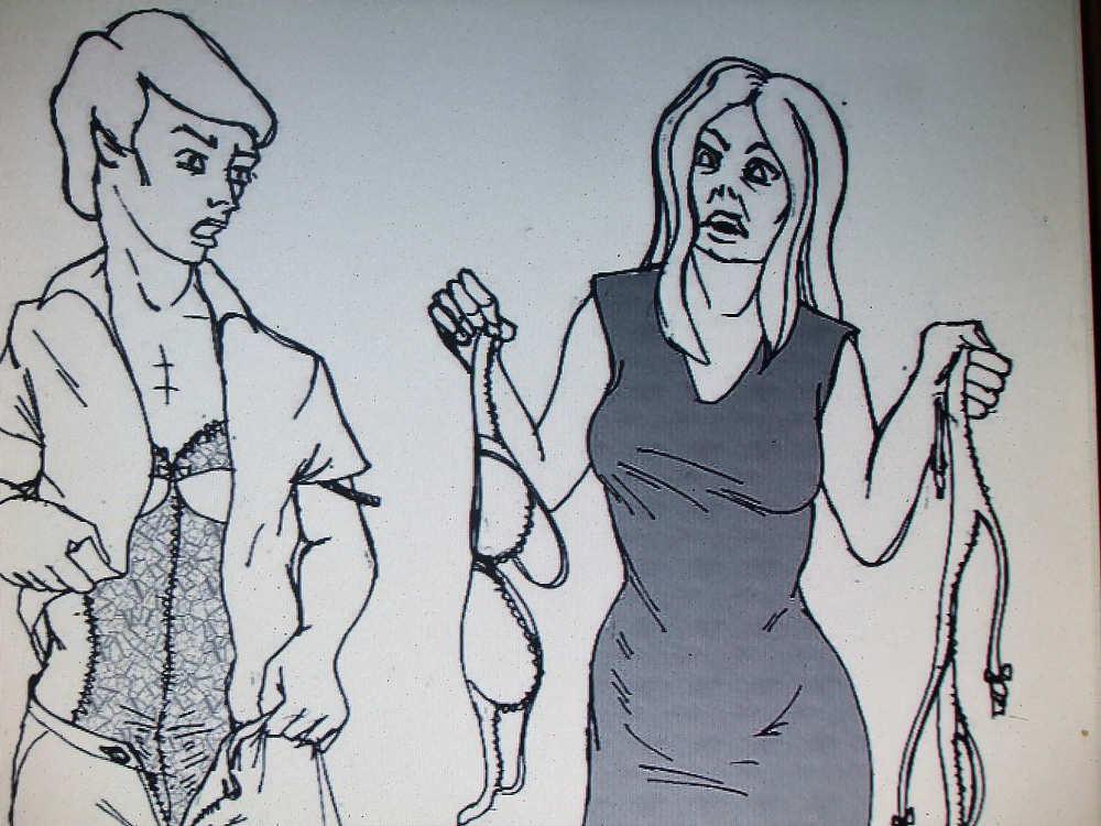25P Caught Crossdressing