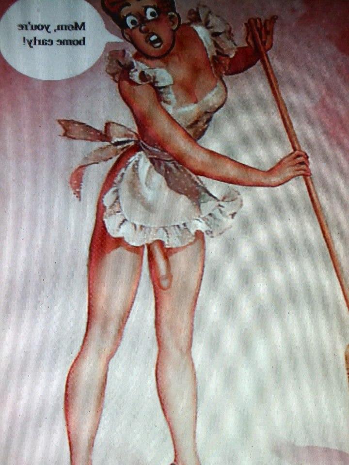 25P Caught Crossdressing