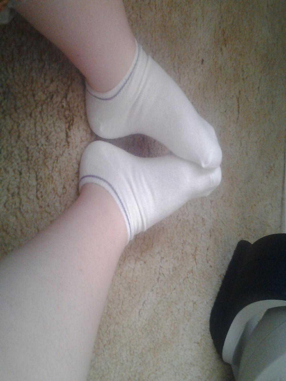 11P Hana and her sexy smelly white ankle socks