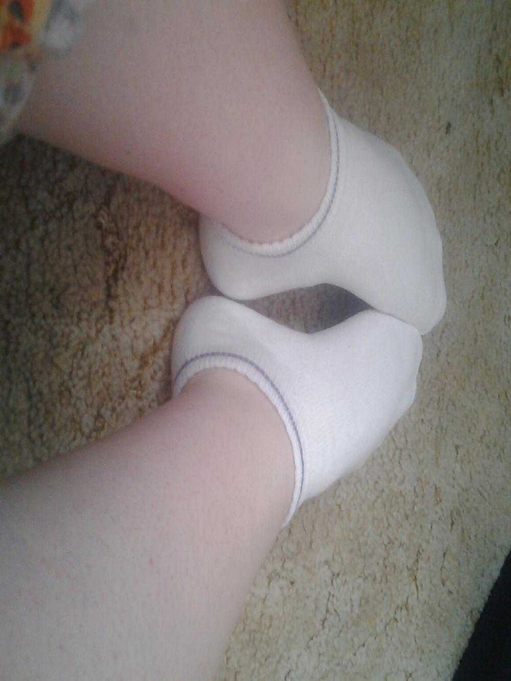 11P Hana and her sexy smelly white ankle socks