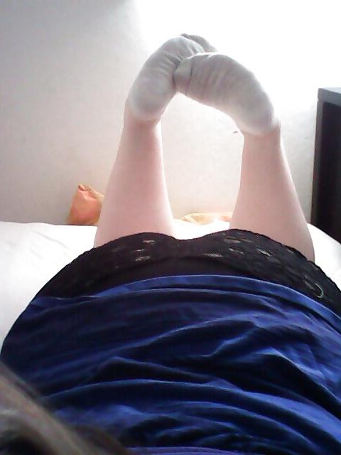 11P Hana and her sexy smelly white ankle socks