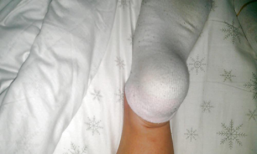 11P Hana and her sexy smelly white ankle socks