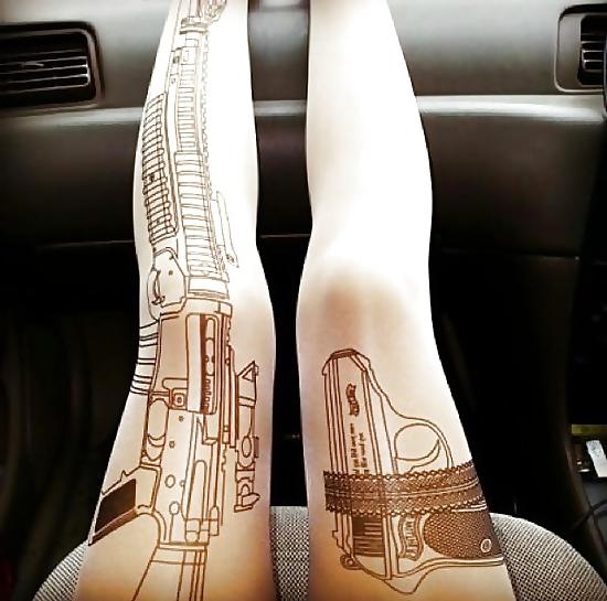 25P Garter Belt Tattoos - Mojitog