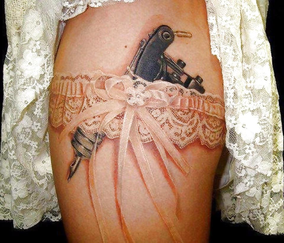 25P Garter Belt Tattoos - Mojitog