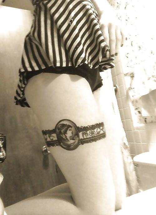 25P Garter Belt Tattoos - Mojitog