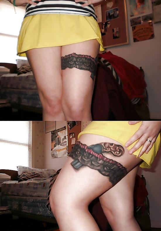 25P Garter Belt Tattoos - Mojitog