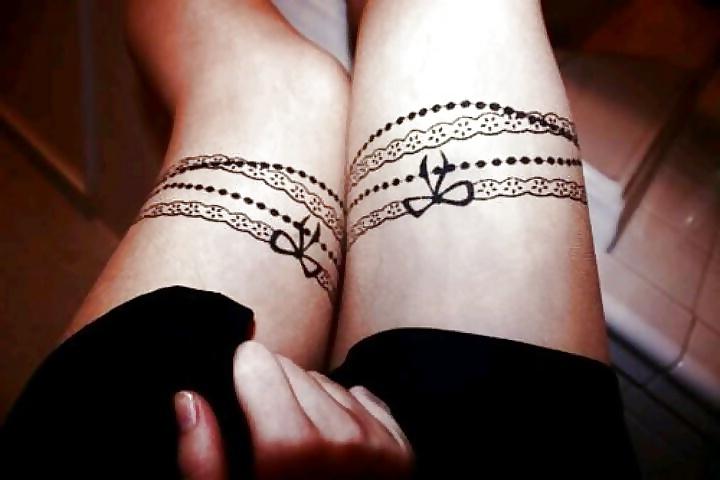 25P Garter Belt Tattoos - Mojitog