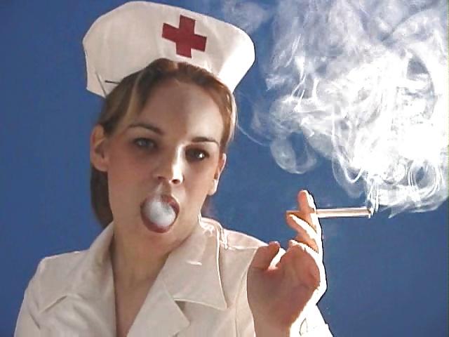 25P Smoking Babes - Naughty Nurses