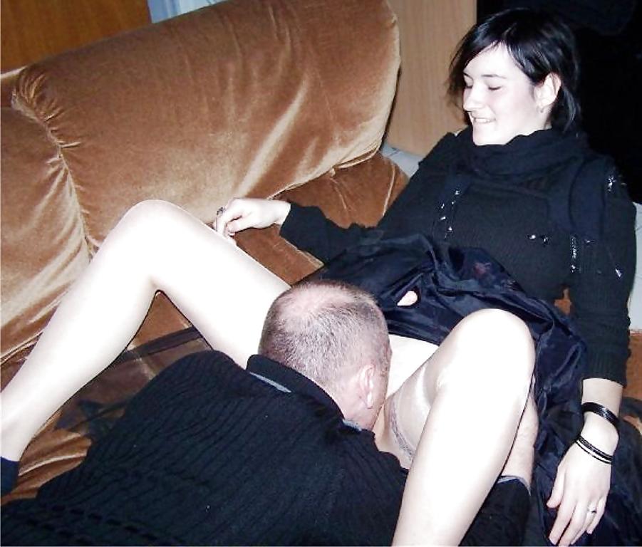 9P Private Pics - brunette shaved French milf with big tits