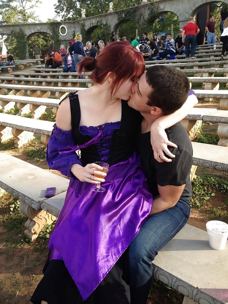 9P Redhead loves her husband