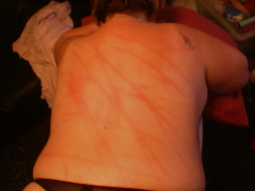 25P Spanked written on bat 