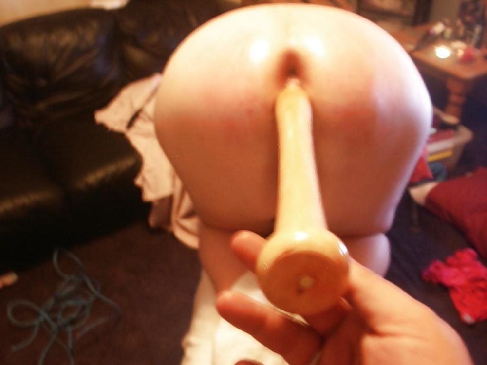 25P Spanked written on bat 