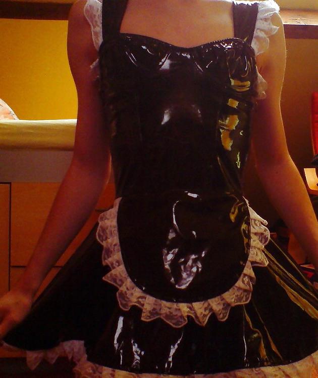 14P PVC sissy maid