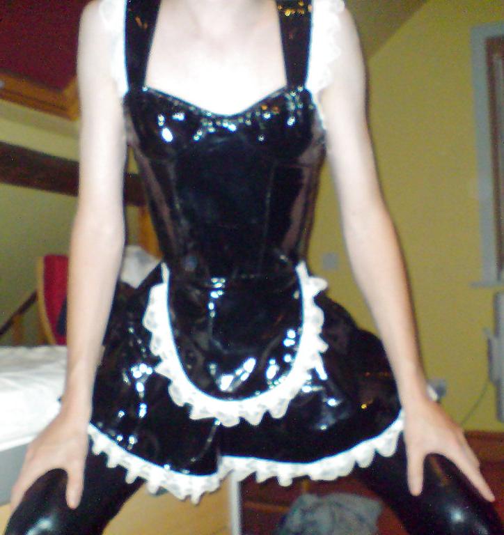 14P PVC sissy maid