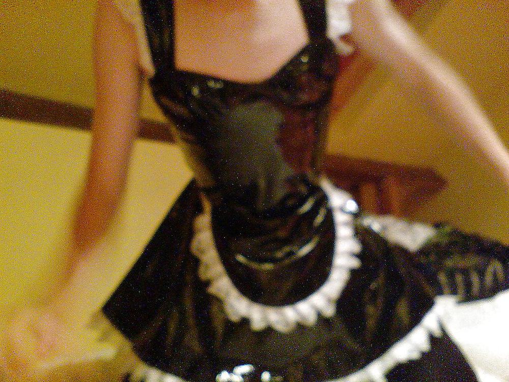 14P PVC sissy maid