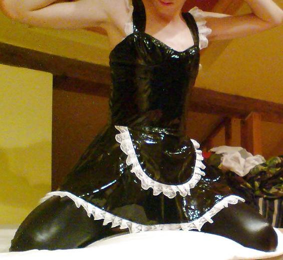 14P PVC sissy maid
