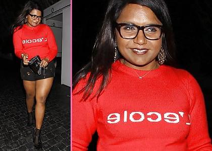 5P Mindy Kaling Indian Sexy Cuty
