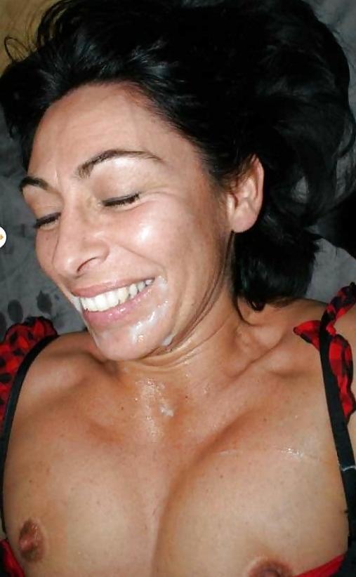 18P Found on computer, mature slut in trio in front of husband