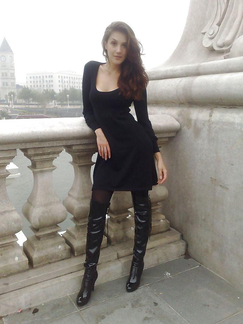17P Sexy high heel boots