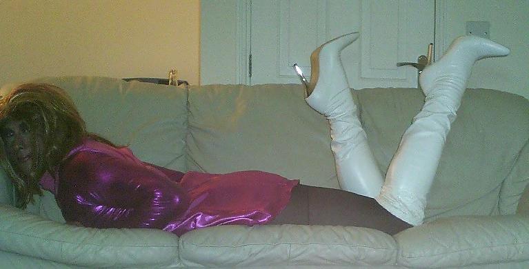 25P White Boots - Dressed or Undressed!