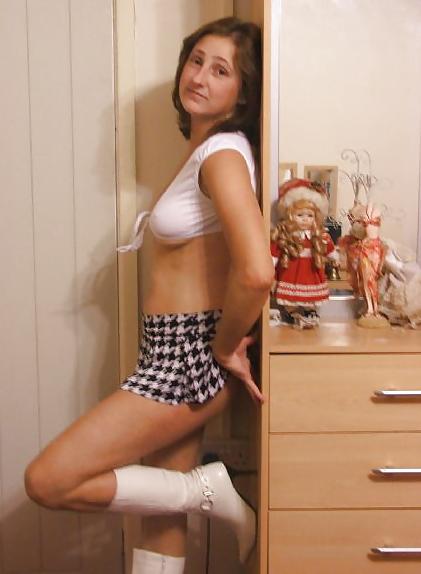 25P White Boots - Dressed or Undressed!