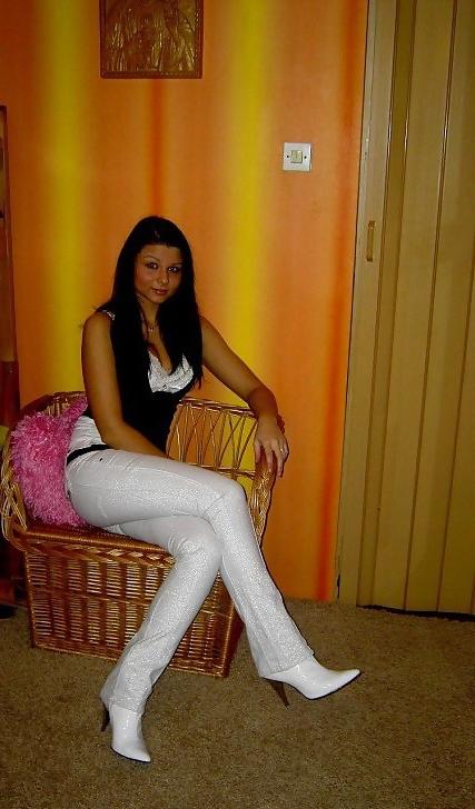 25P White Boots - Dressed or Undressed!