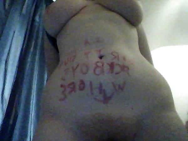 9P Tied tit humiliated slut