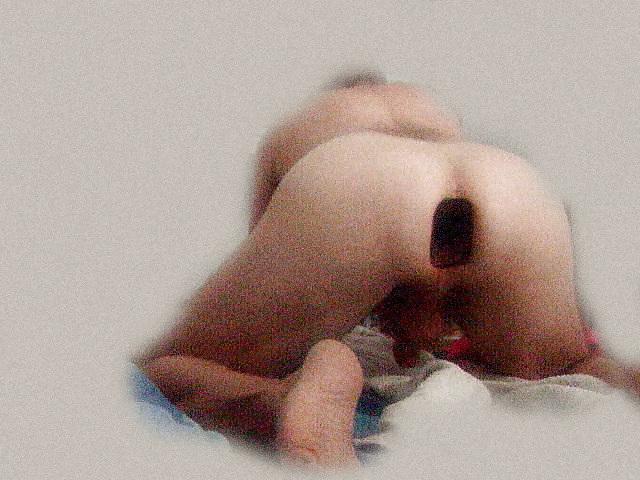 5P Wife Stuff Anal Toys in Husband Ass
