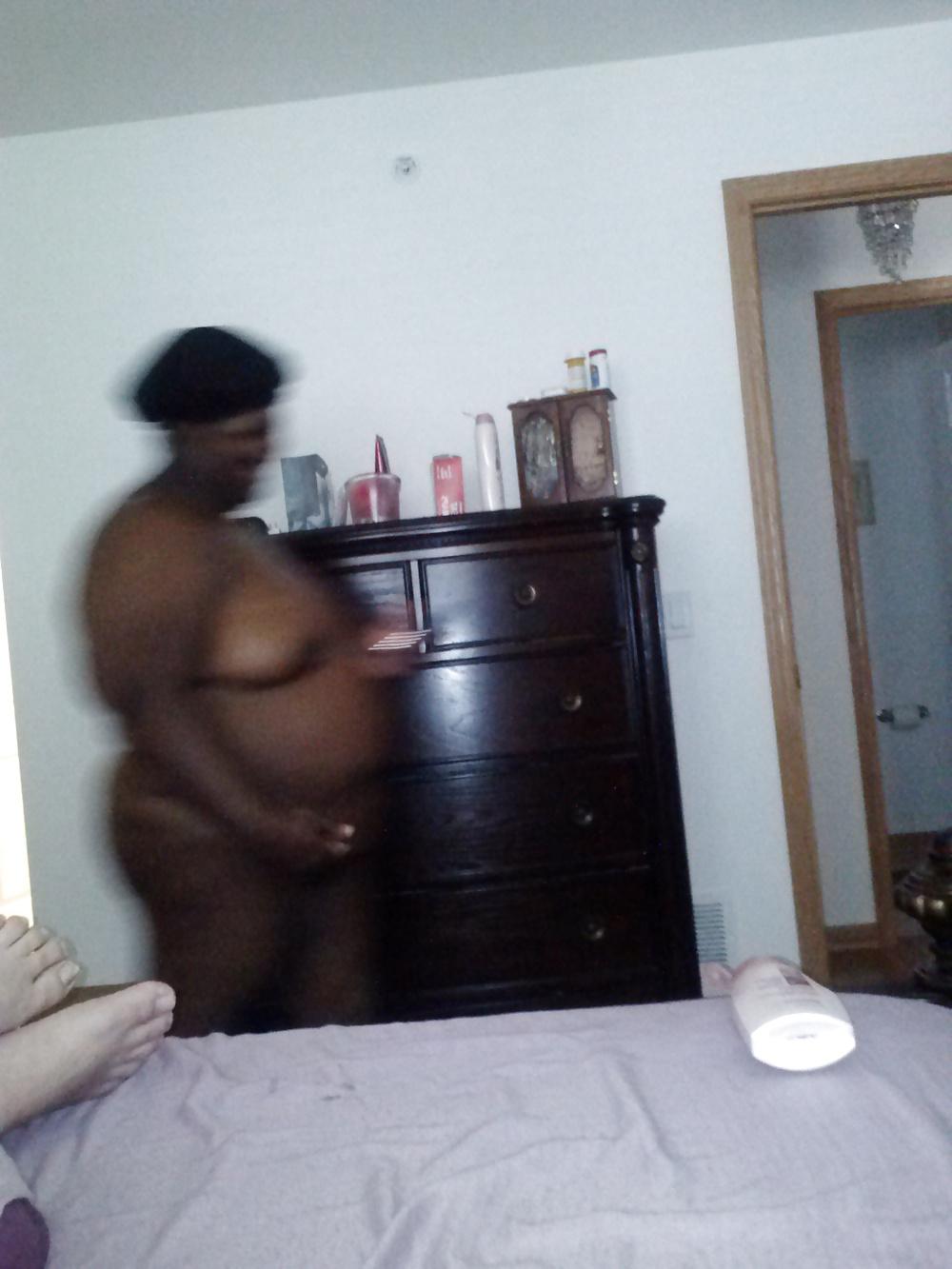 7P My black pregnant wife