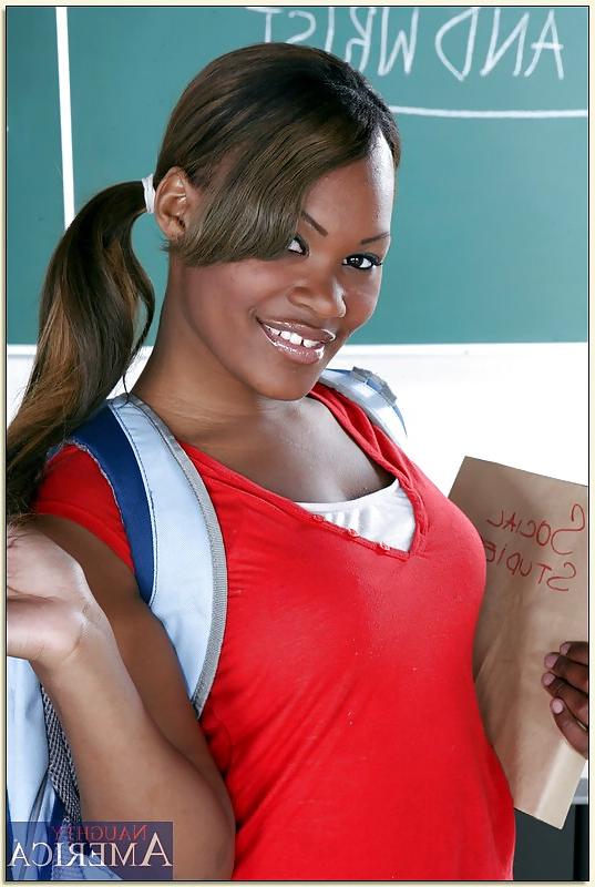 10P Ebony School Girl 3