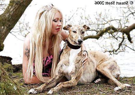 15P Babes with Greyhounds