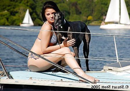 15P Babes with Greyhounds