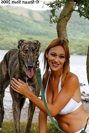 15P Babes with Greyhounds