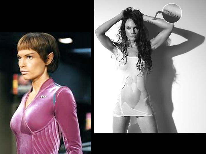 25P Star Trek Babes Nude Dressed and Undressed