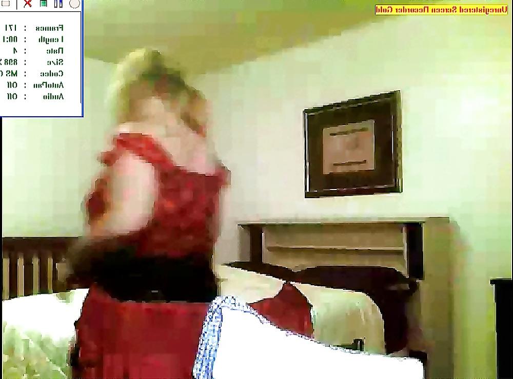 25P Exgirlfriends mom Huge Juggs caught through her own webcam