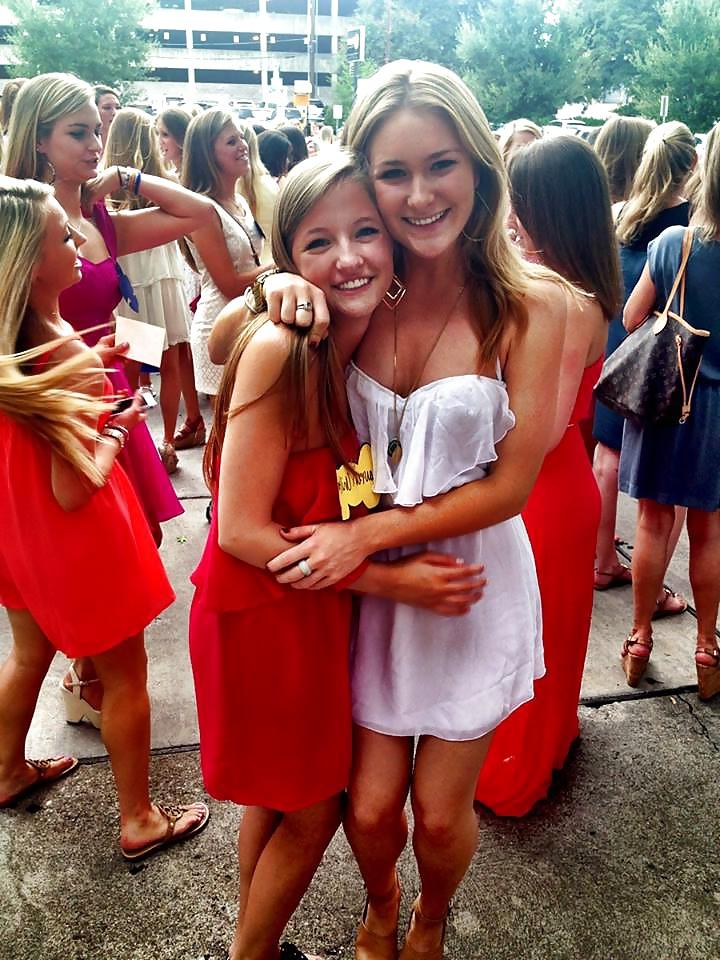 25P College teen sorority girls